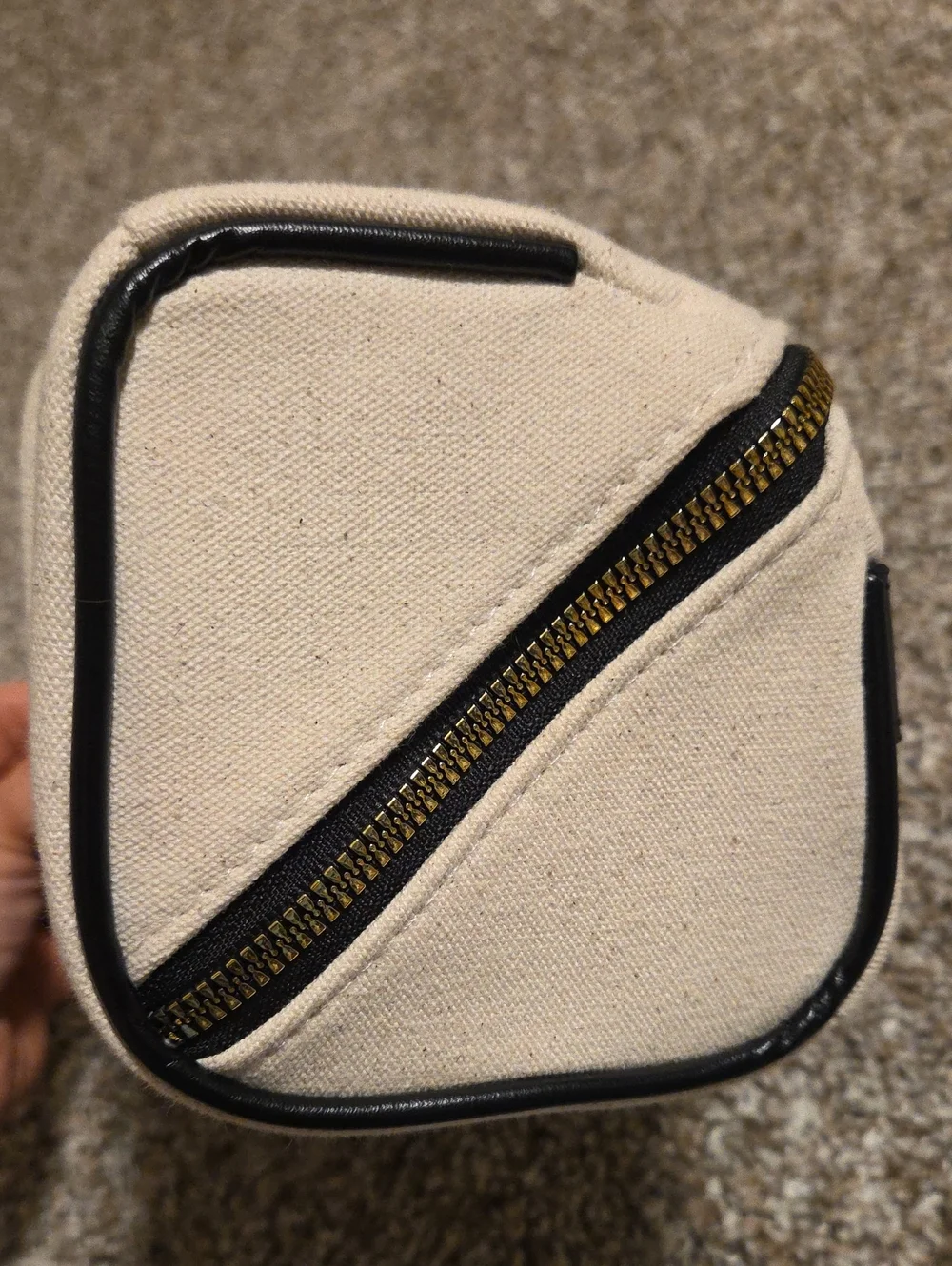 WEWOREWHAT 100% Cotton Canvas Cosmetic Bag
